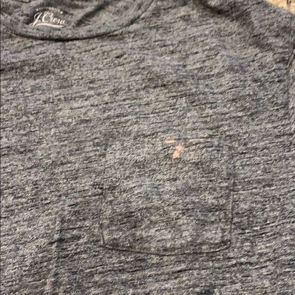J. Crew gray pocket t-shirt - size: slim Medium - Picture 2 of 4